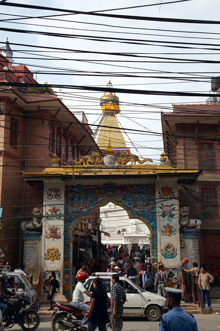 непал, катманду, провода