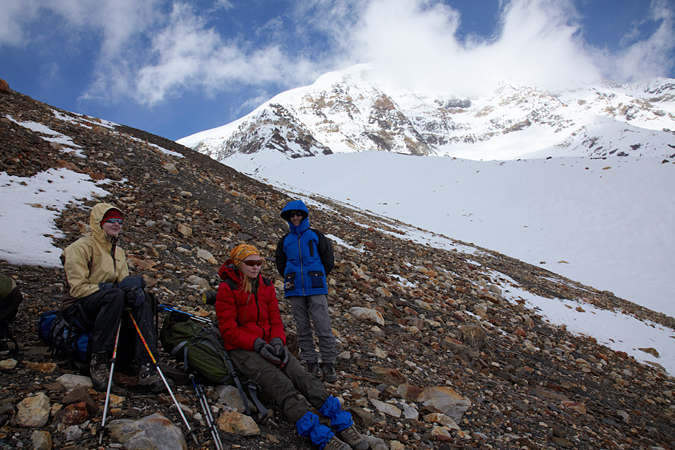 туристы в Гималаях