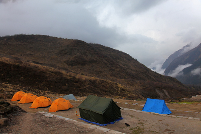 Непал, Дхаулагири трек, Italian base camp