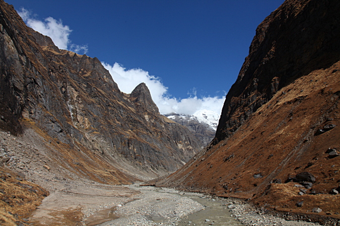 Непал, Дхаулагири трек, переход к Японскому лагерю