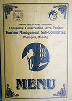 Dharapani menu