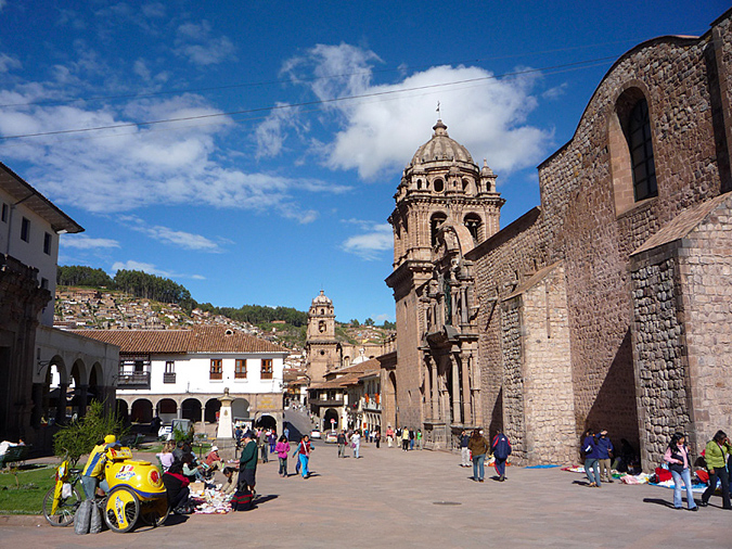Центр города Куско в Перу