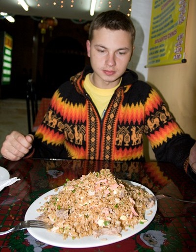 Жаренный рис в Перу - arroz chaufa