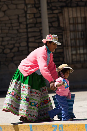 Традиционная одежда аборигенов Перу
