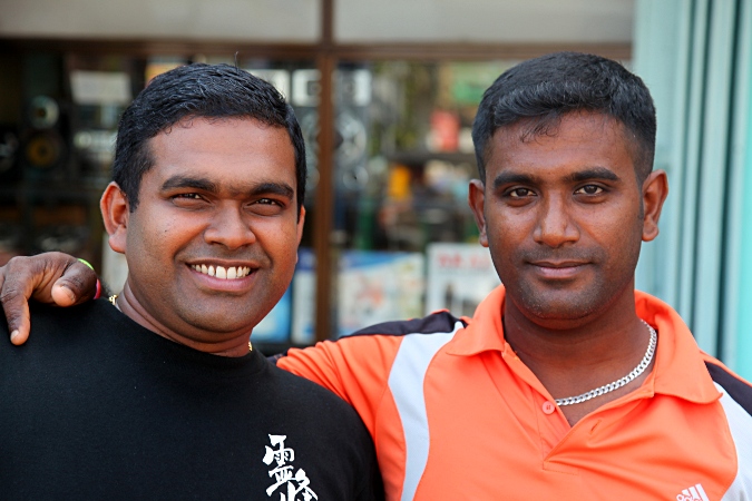 Местные жители на Шри Ланке
