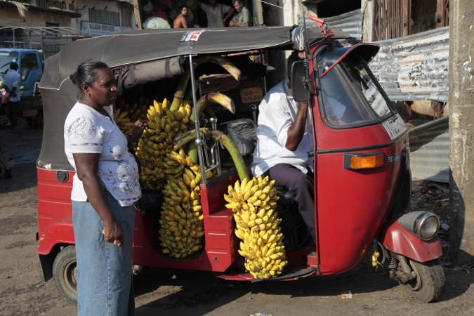 тук-тук с бананами, Шри-Ланка