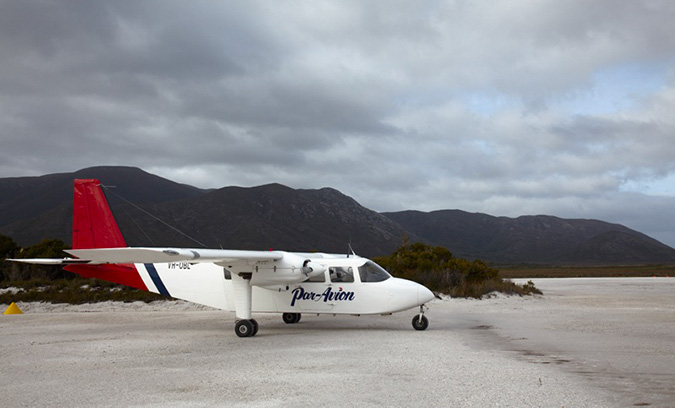 Airplane in Melaleuca, Tasmania