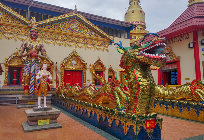 Thai buddhist temple in Penang