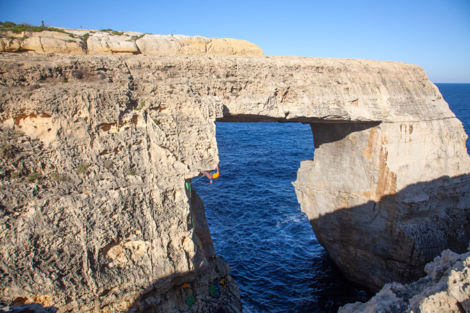 Скалолазание на Мальте, остров Гозо, сектор Wied il-Mielah