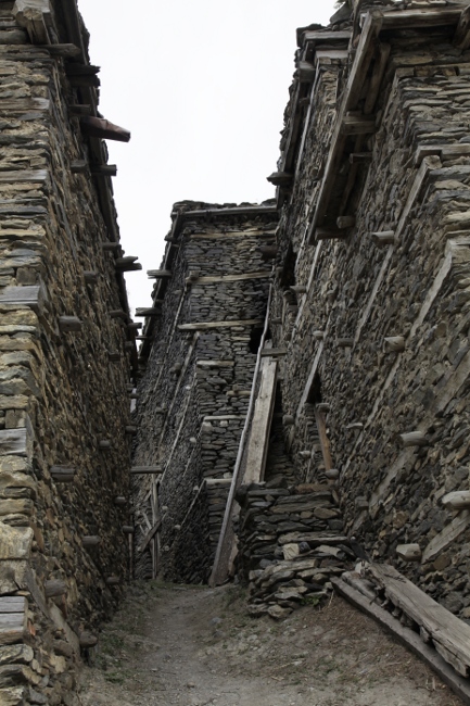 каменные дома, Писанг, Гималаи